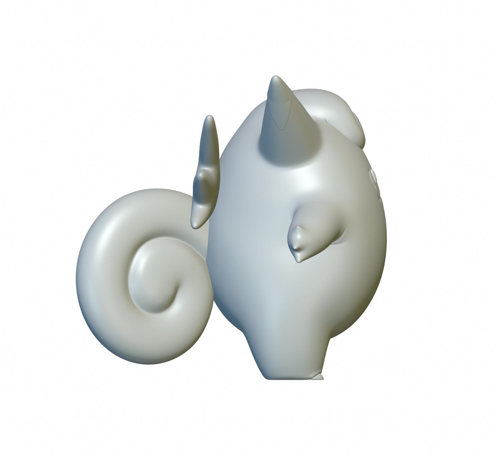 Pokemon Clefable #36 - Optimized for 3D Printing 3d model