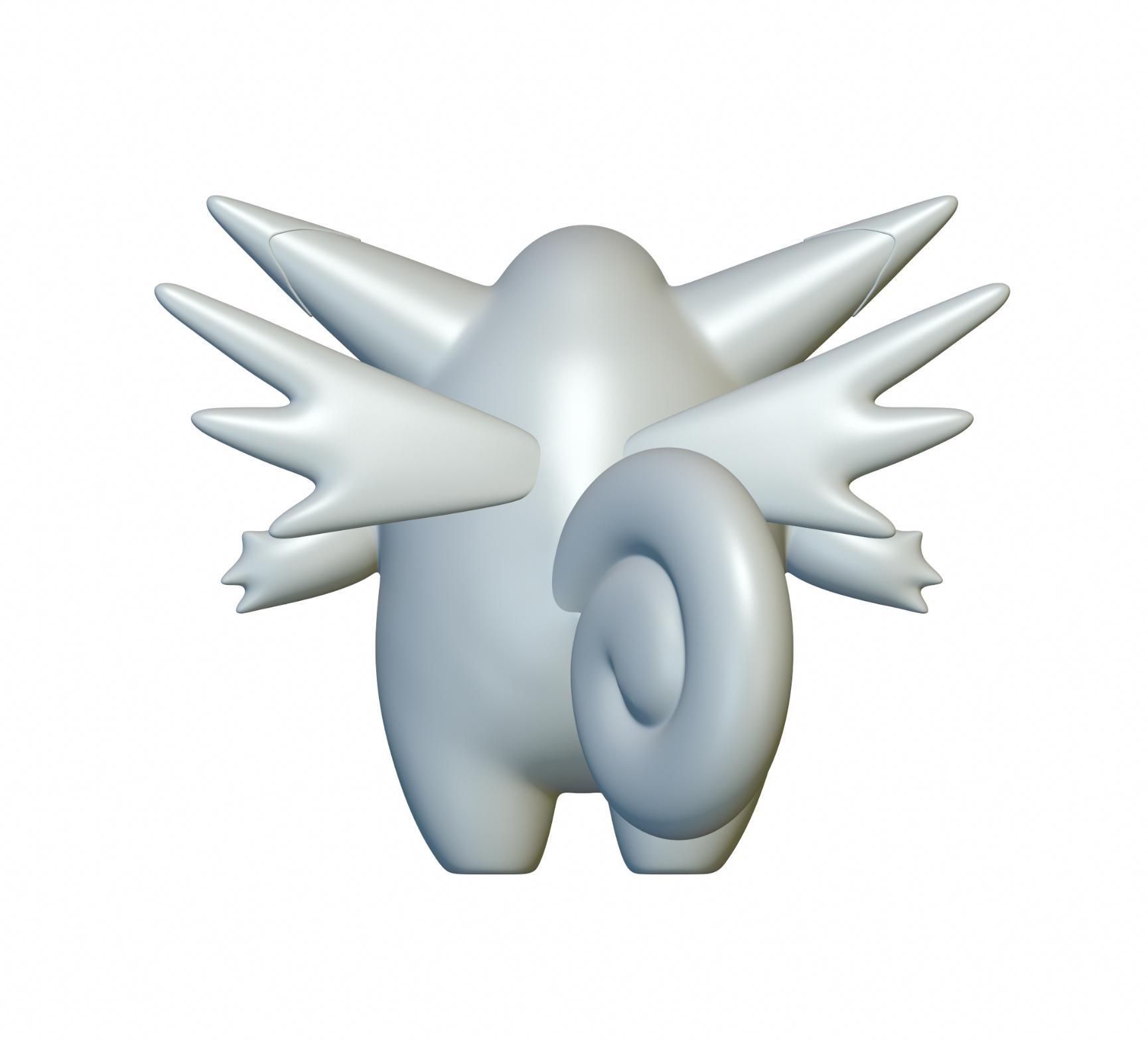 Pokemon Clefable #36 - Optimized for 3D Printing 3d model