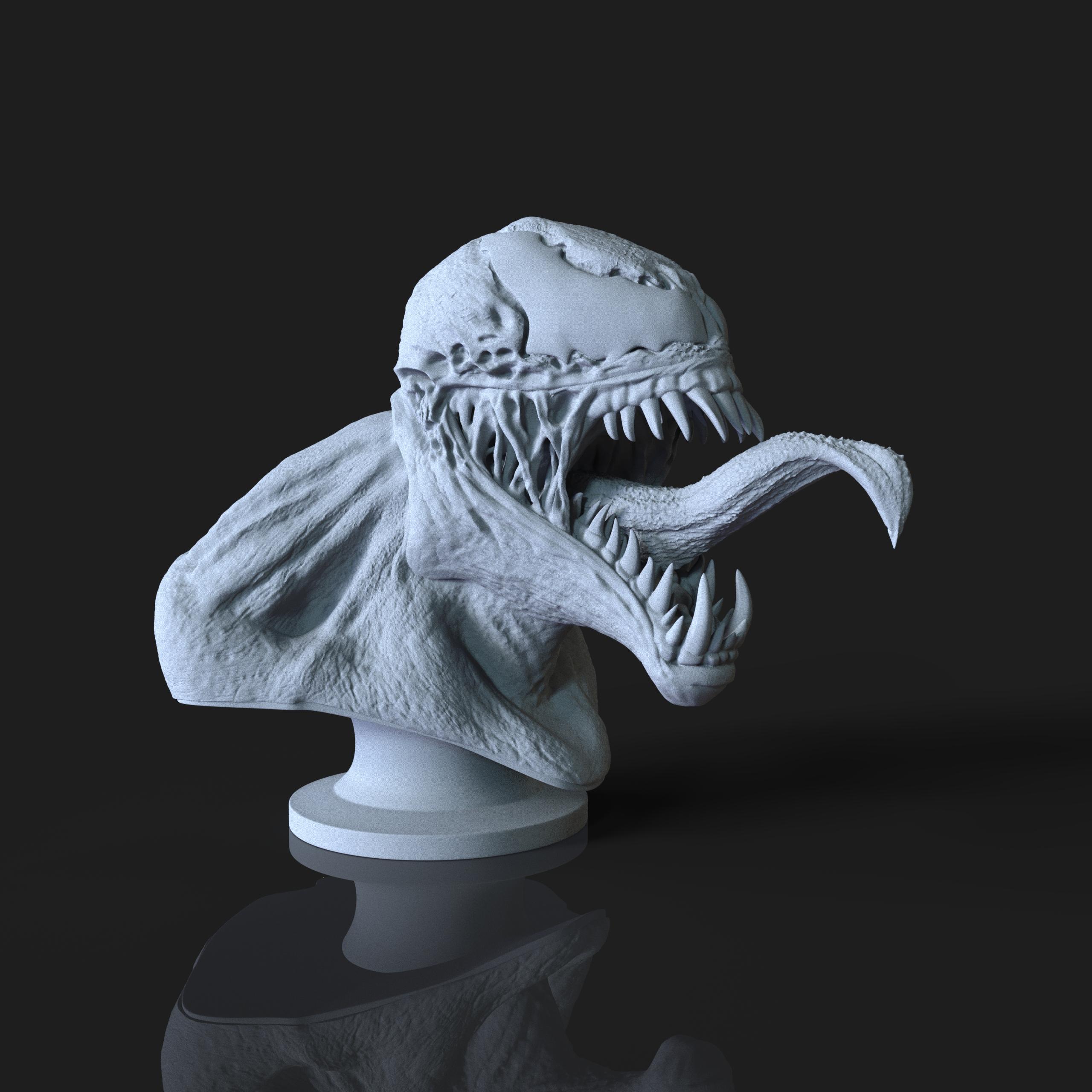 Venom Bust 3d model