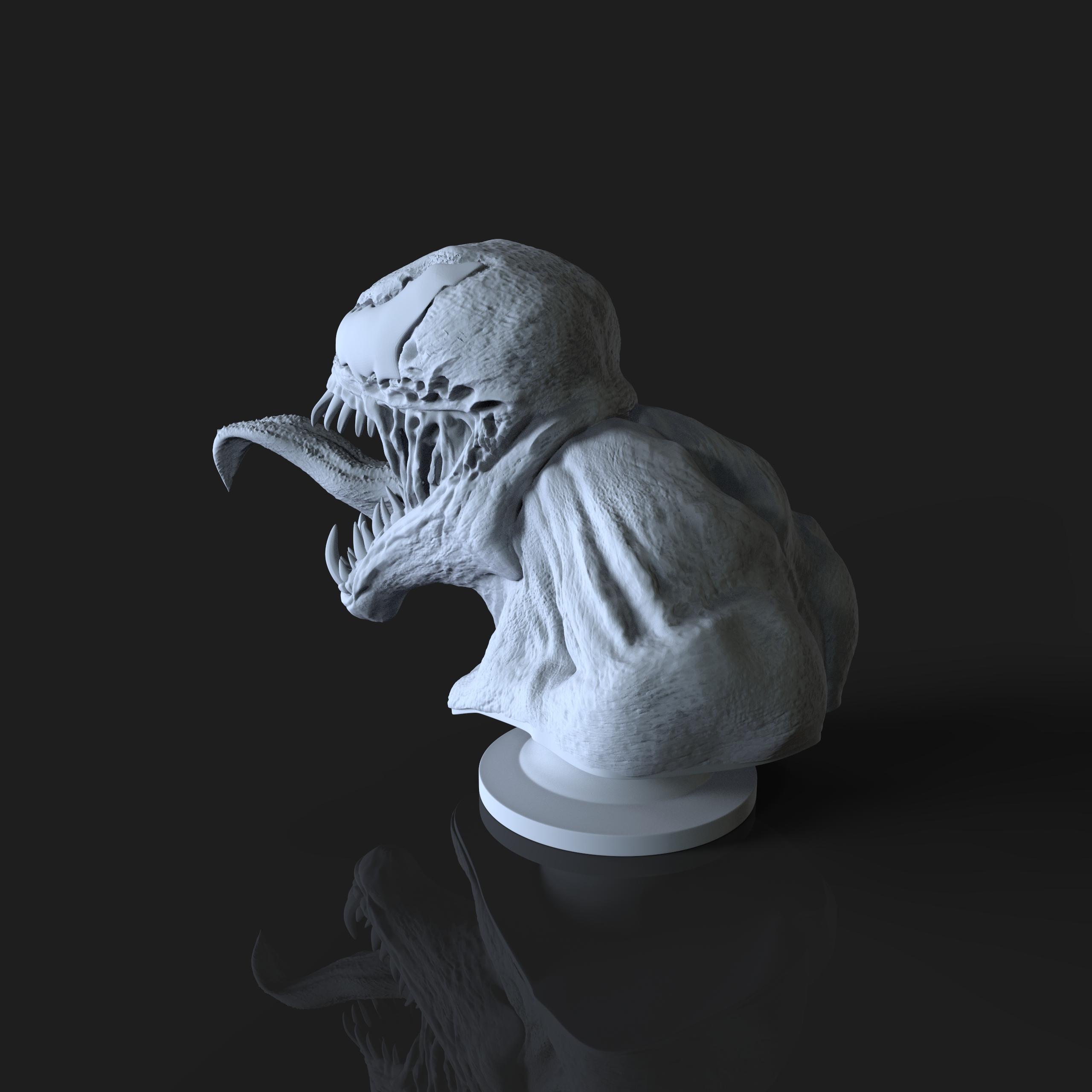 Venom Bust 3d model