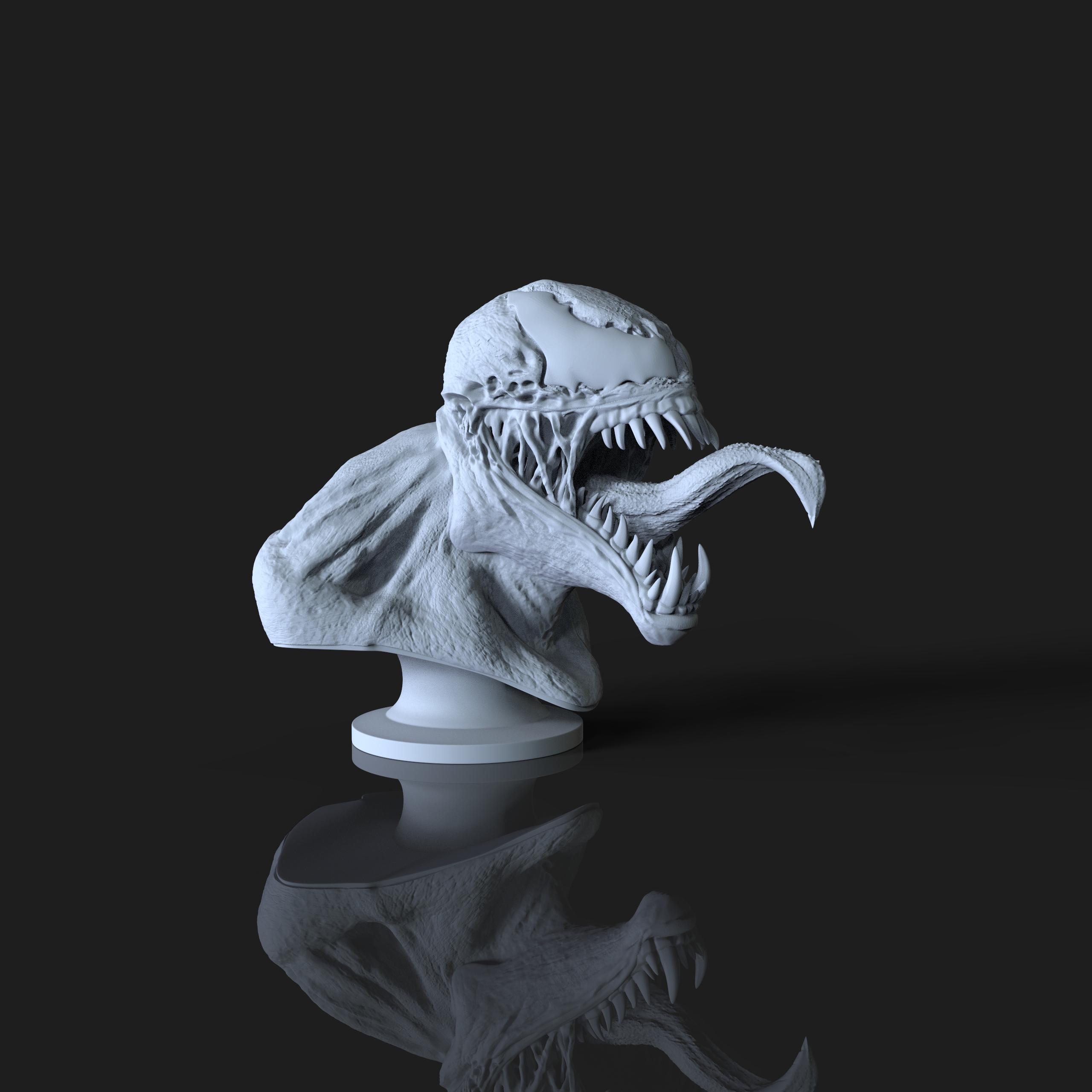 Venom Bust 3d model