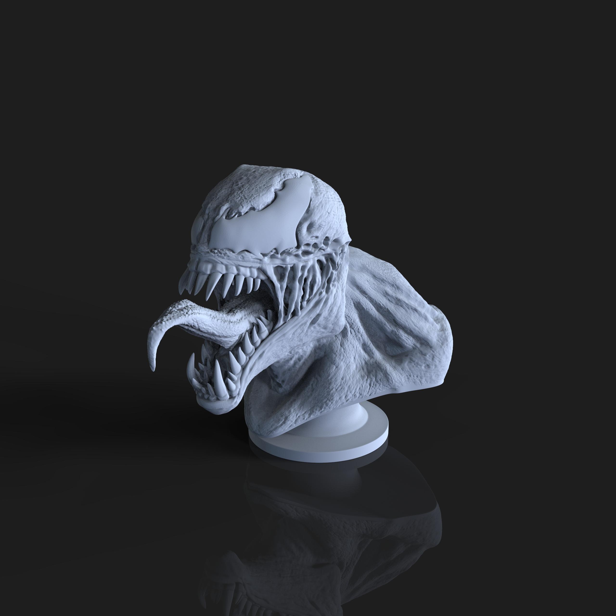 Venom Bust 3d model