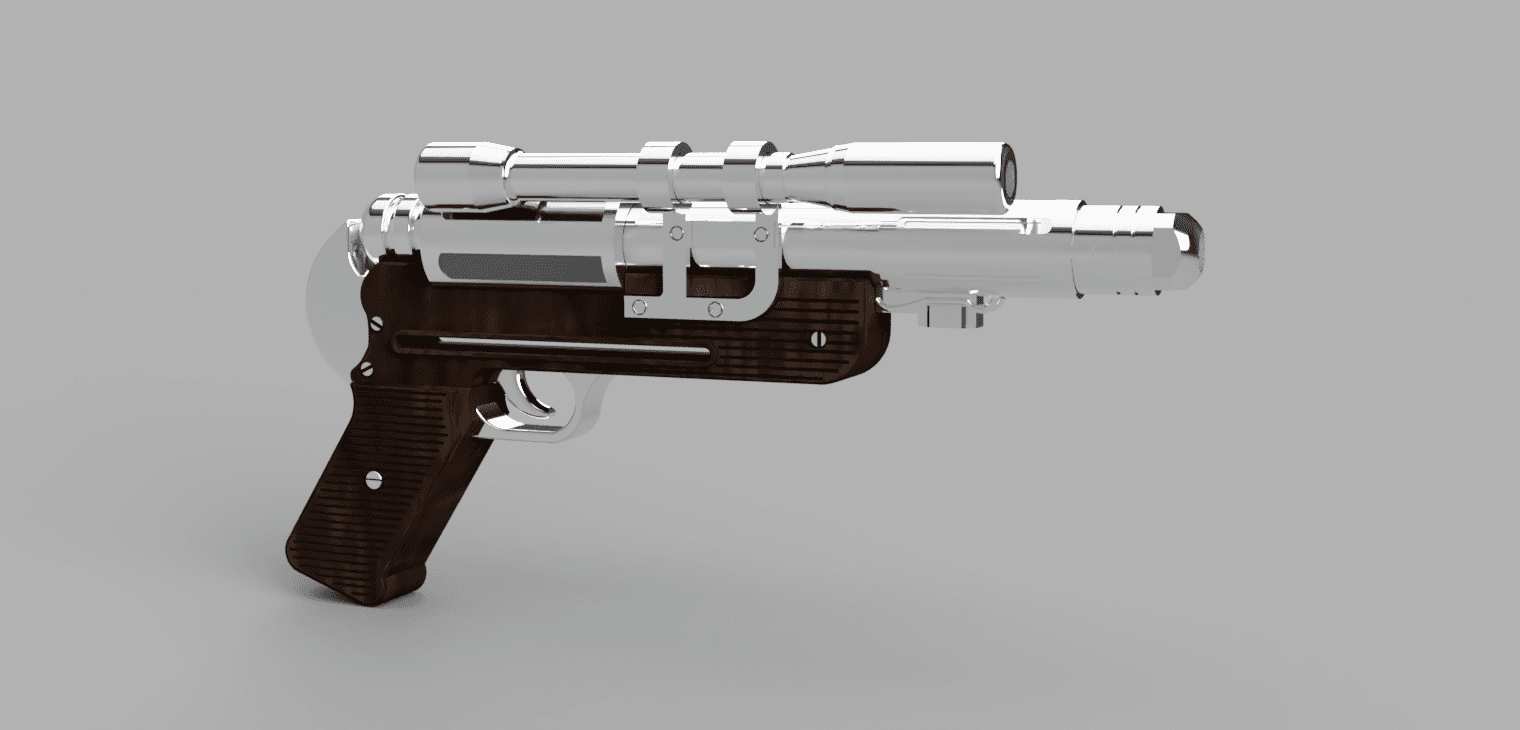 DT-29 Heavy Blaster - Star Wars 3d model