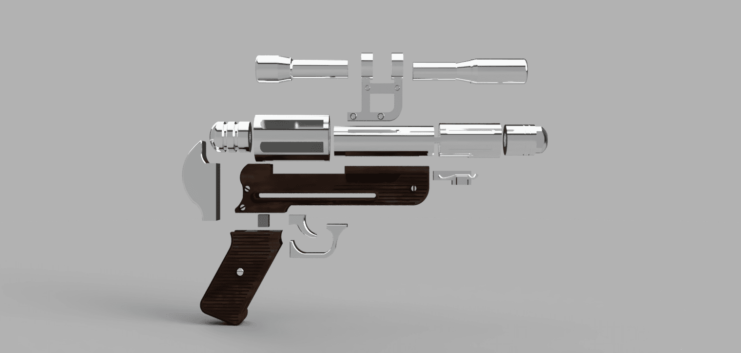 DT-29 Heavy Blaster - Star Wars 3d model