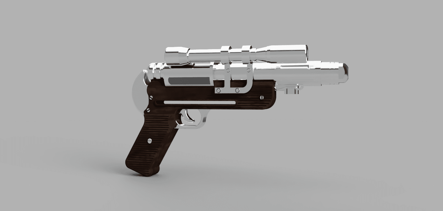 DT-29 Heavy Blaster - Star Wars 3d model