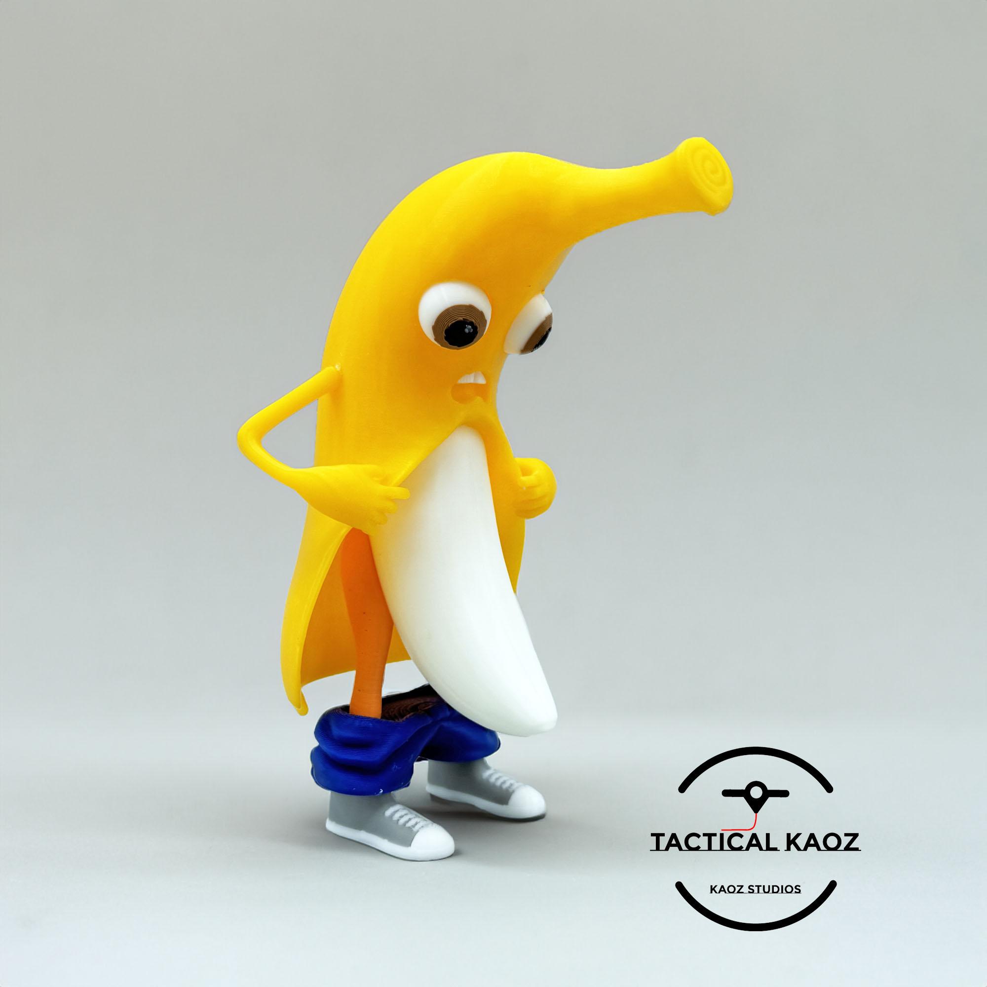 Flashing Banana Figurine 3d model