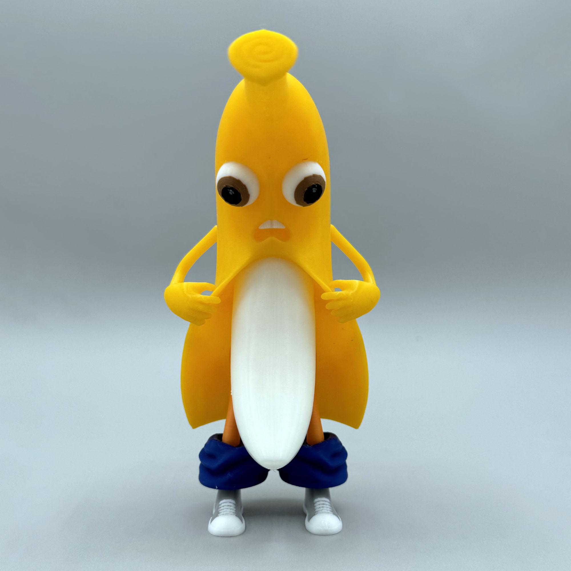 Flashing Banana Figurine 3d model