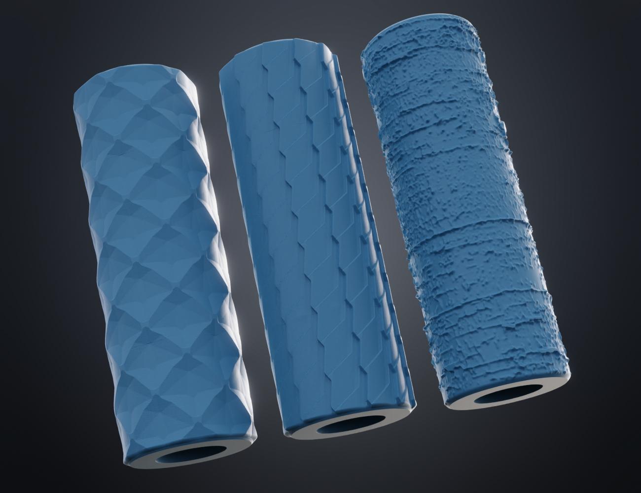 Texture Rollers Dragon and Fish Scales Vol.3 (7-9) 3d model