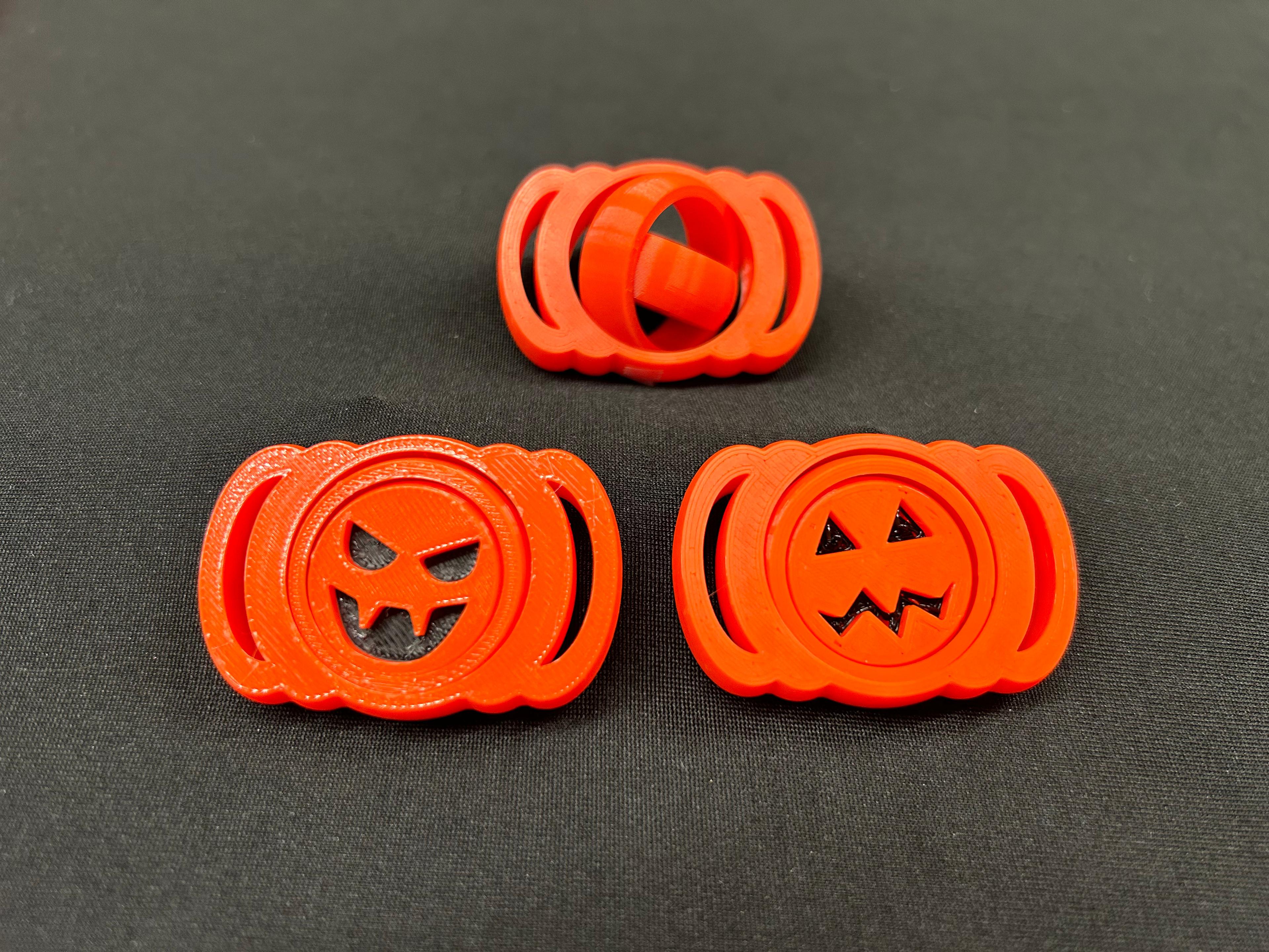 Pumpkin Gyro Dual Face V1 3d model