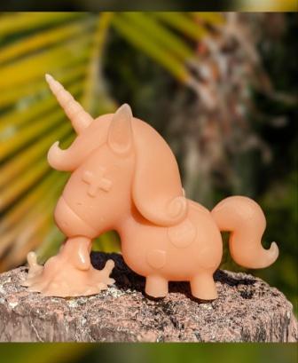 Puking Unicorn 3d model