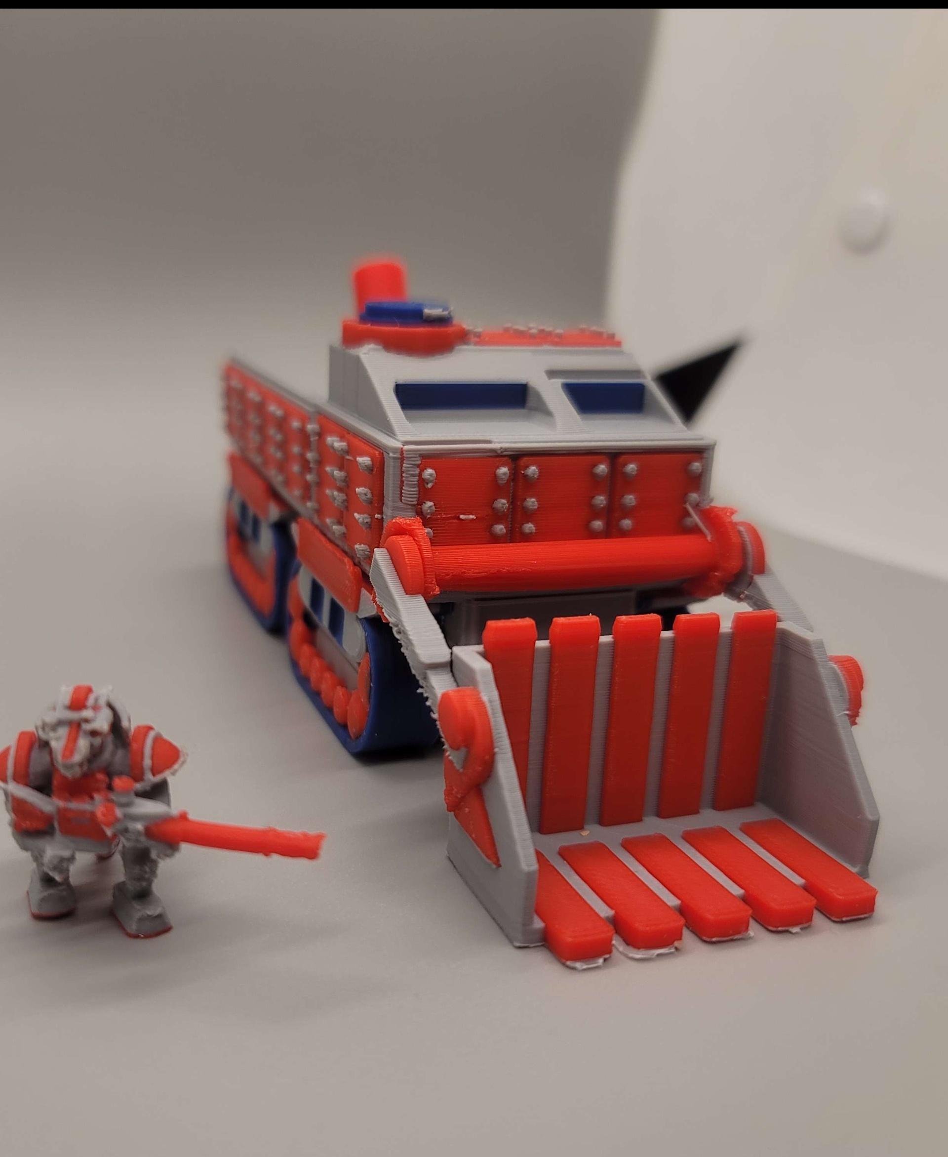 FHW Ratheen Ironclad Land Smasher Mortar Truck 3d model