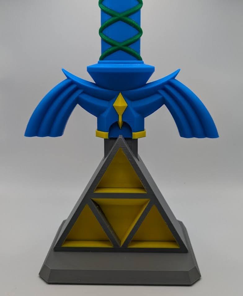 Collapsing Master Sword (Three Color) 3d model