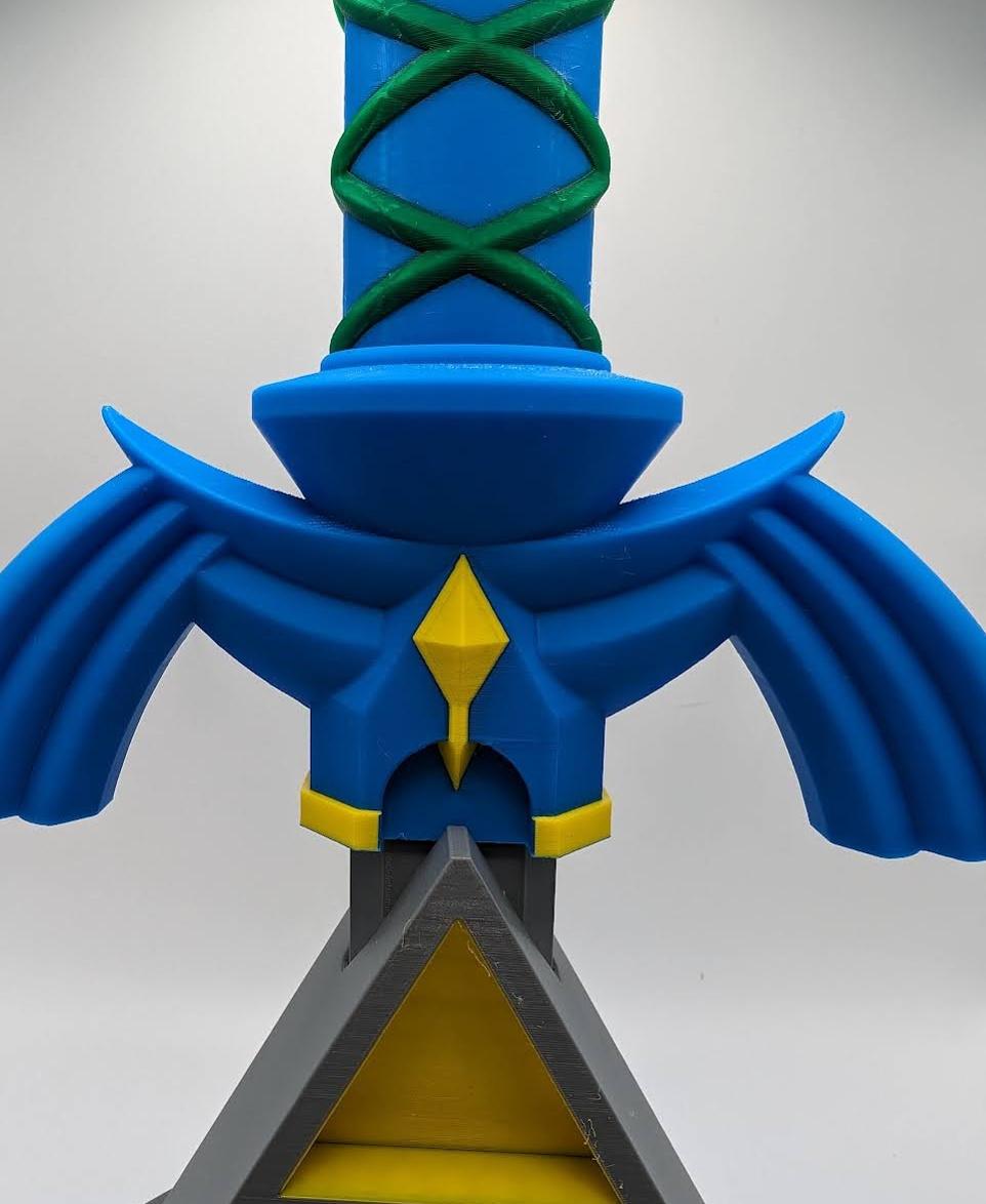 Collapsing Master Sword (Three Color) 3d model