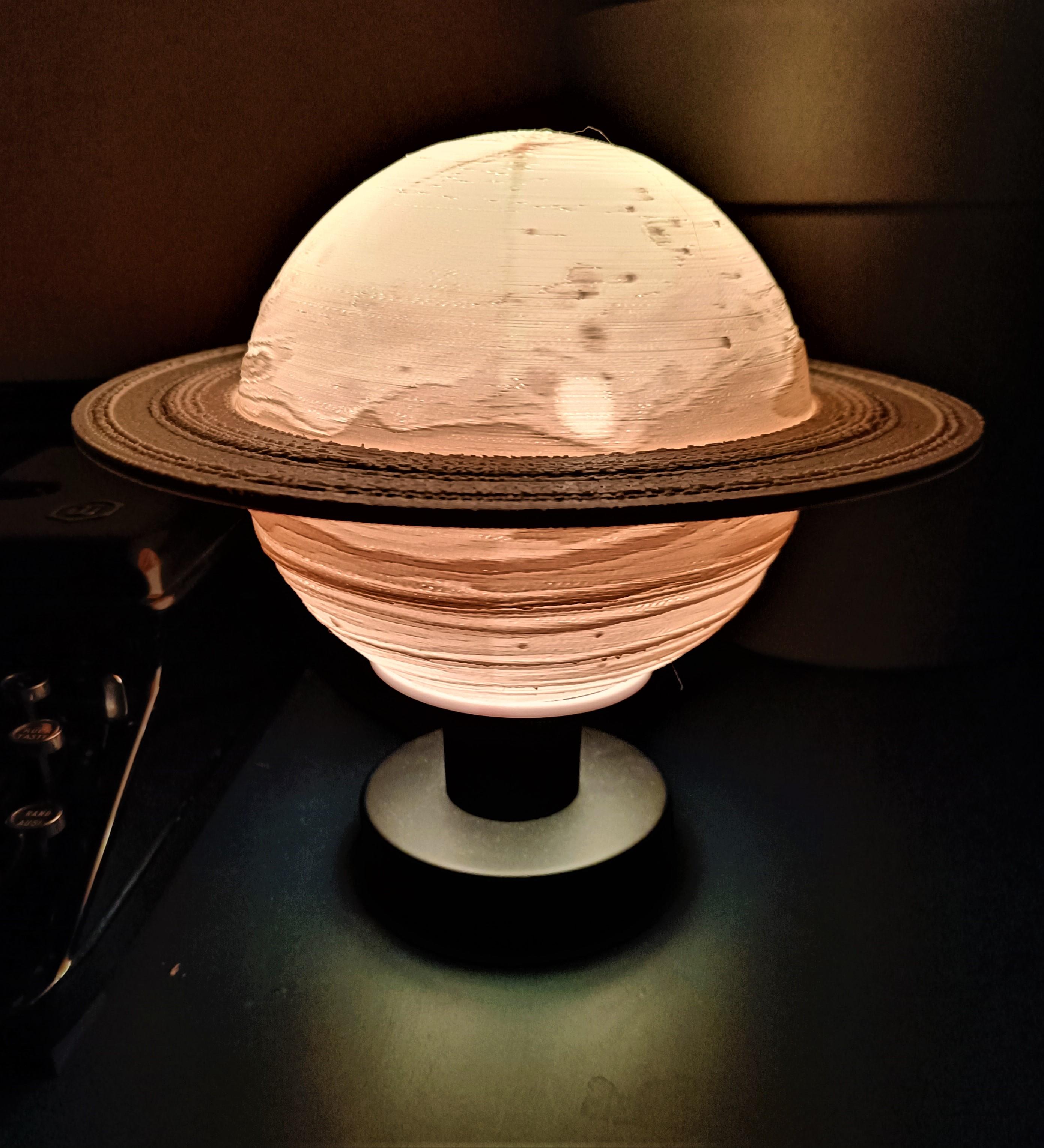 Saturn Desk Lamp 3d model