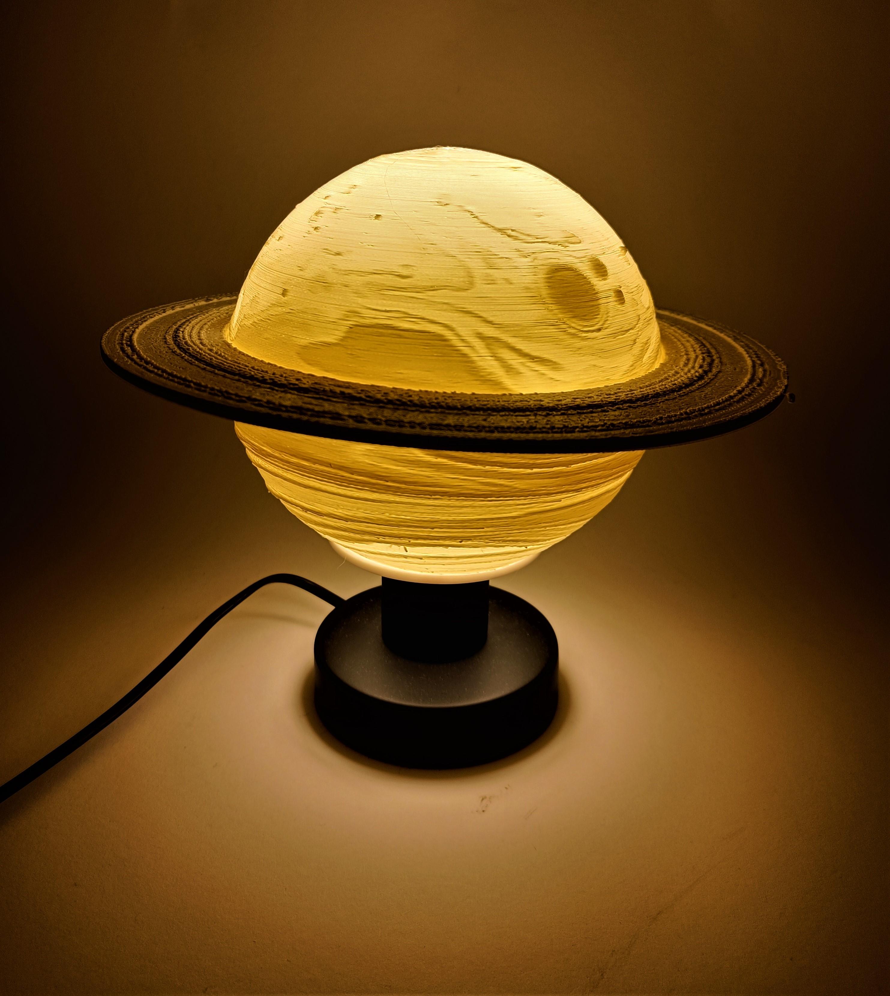 Saturn Desk Lamp 3d model