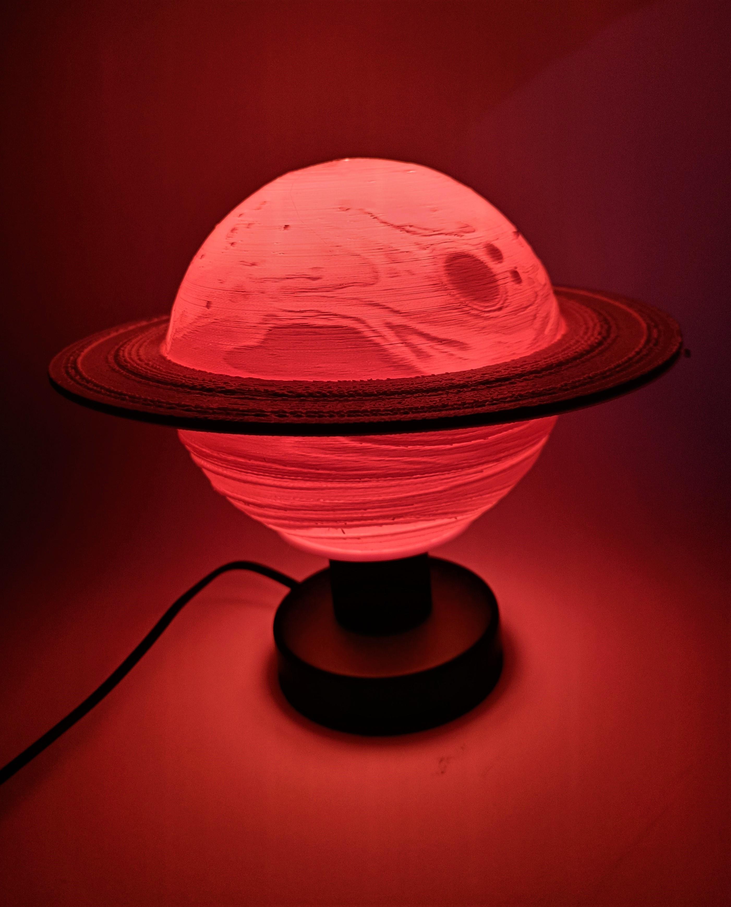 Saturn Desk Lamp 3d model