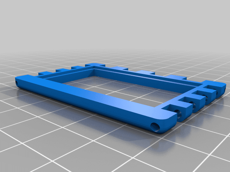 Frame Box with articulated lid - Customizable 3d model