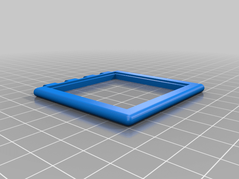 Frame Box with articulated lid - Customizable 3d model