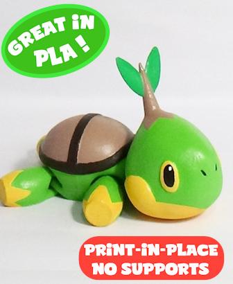 TURTWIG FLEXI POKEMON 3d model