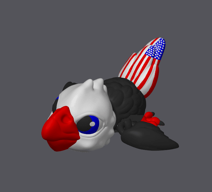 Sassie Hatchlings Eagle *Commercial Version* 3d model