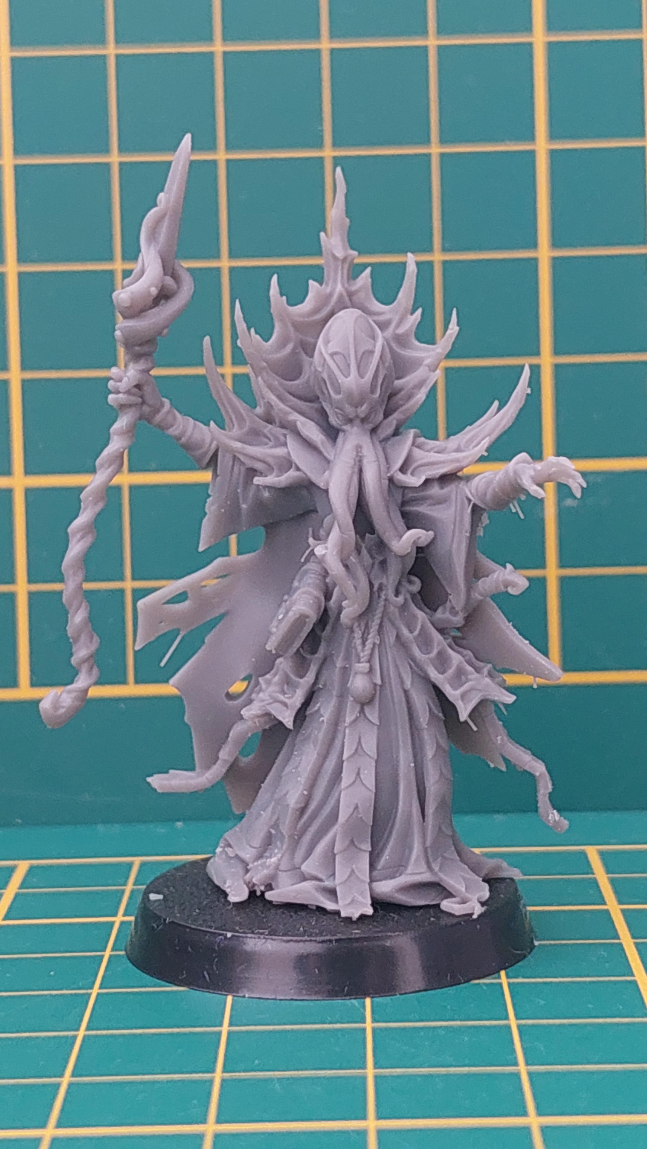 F Mindflayer Supreme - With Free Dragon Warhammer - 5e DnD Inspired for RPG and Wargamers 3d model