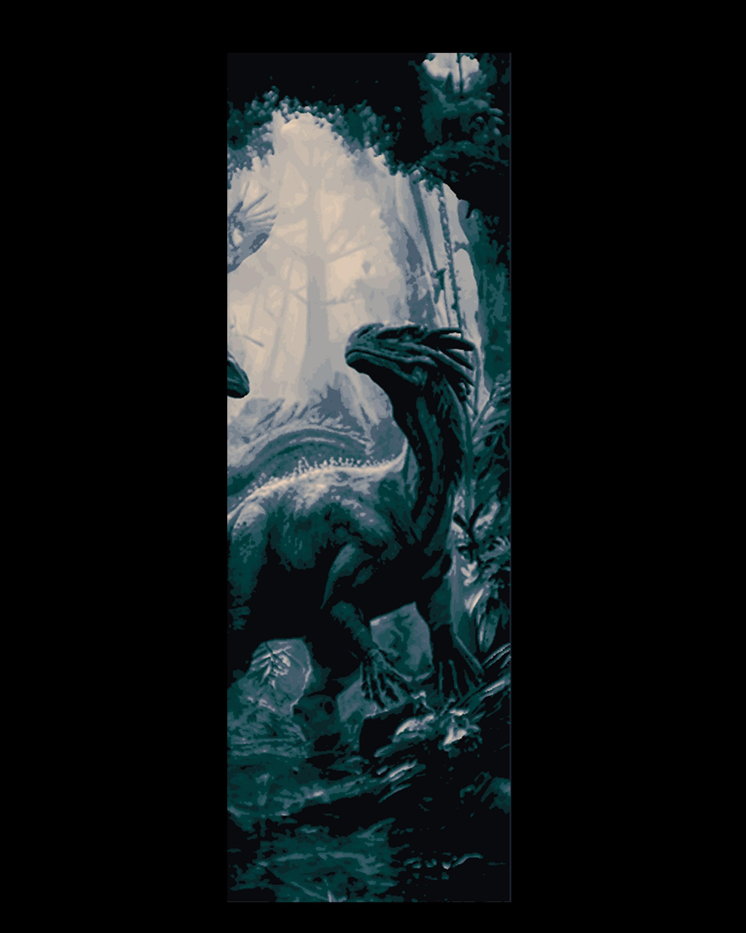 Time of the Dinosaurs - Set of 3 Bookmarks 3d model