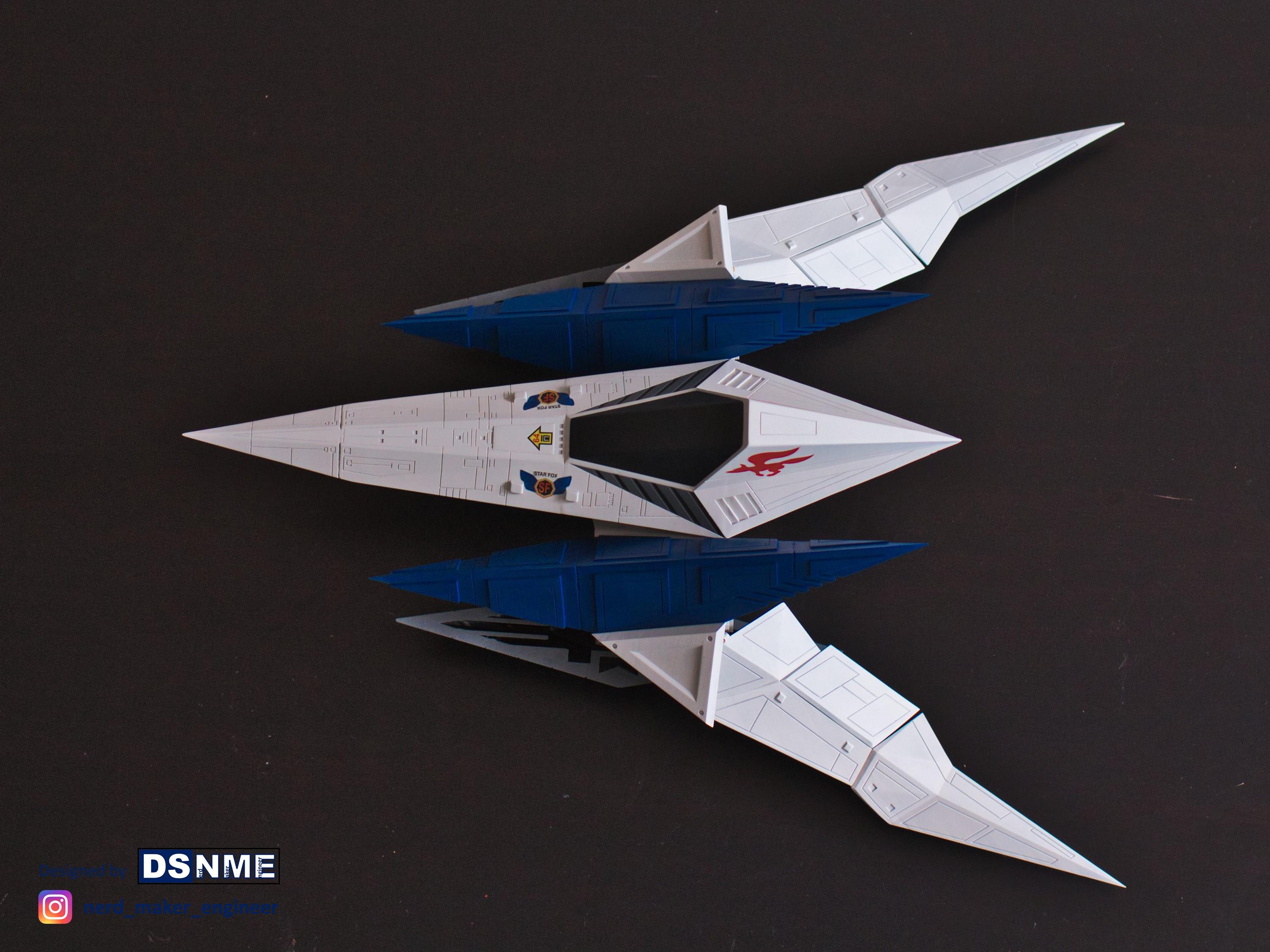 STAR FOX 64 Arwing (Lylat Wars) 3d model