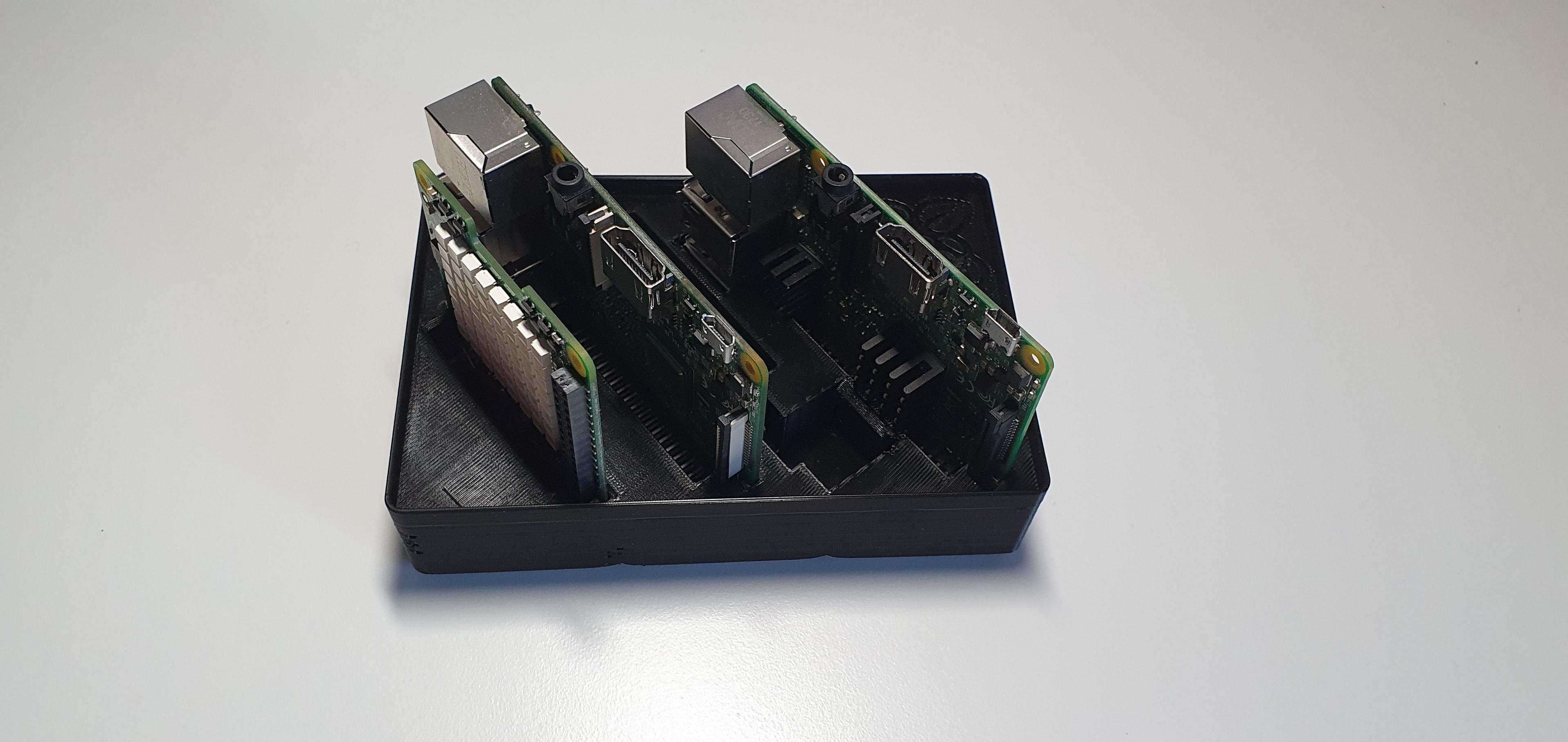 Gridfinity Raspberry Pi and Sense HAT Holder.stl 3d model