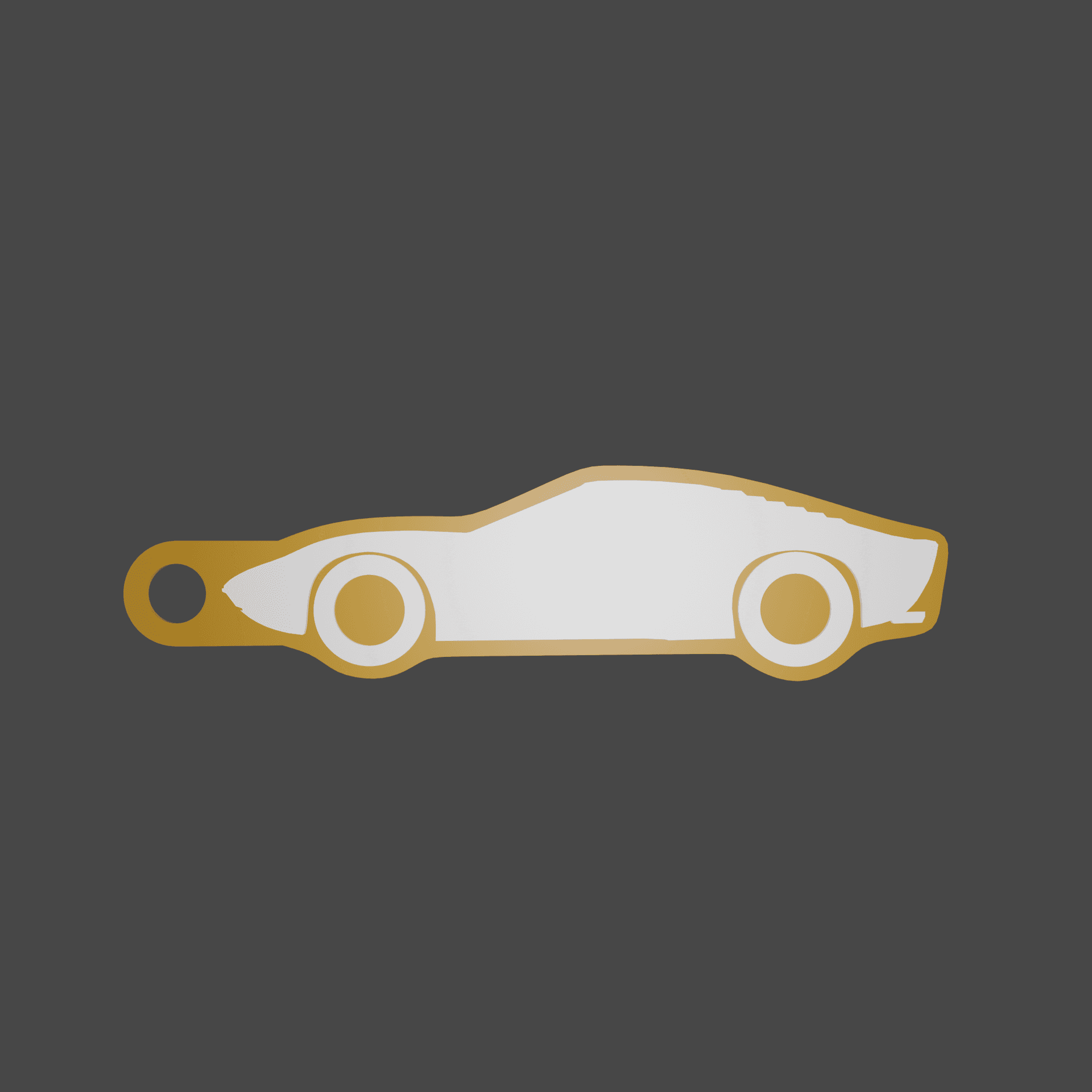 Lamborghini Miura Keychain 3d model