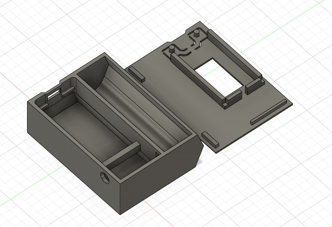 Heltec LoRa32 case (with 18650) 3d model