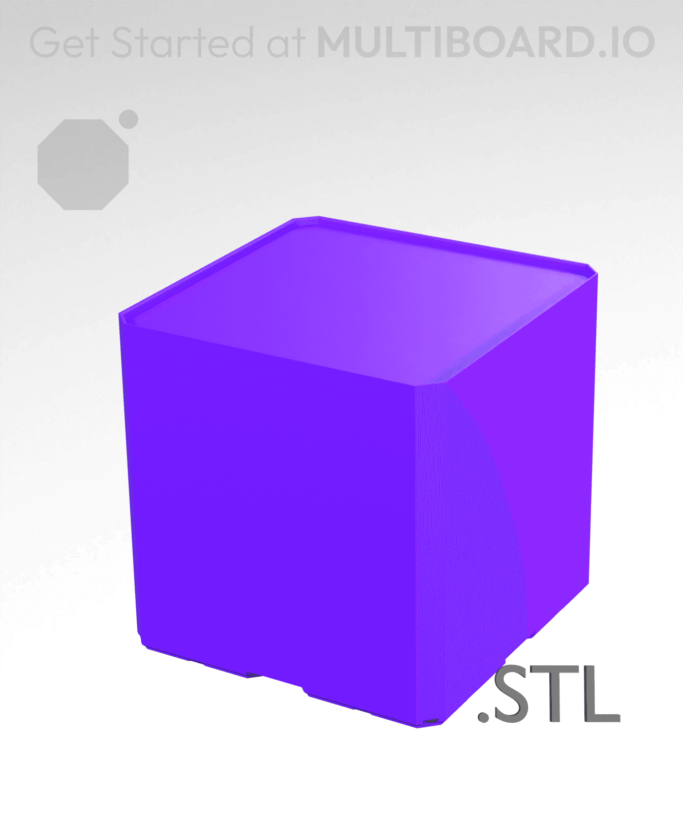 2x2x2 - Multibin Insert - STL Remixing File 3d model