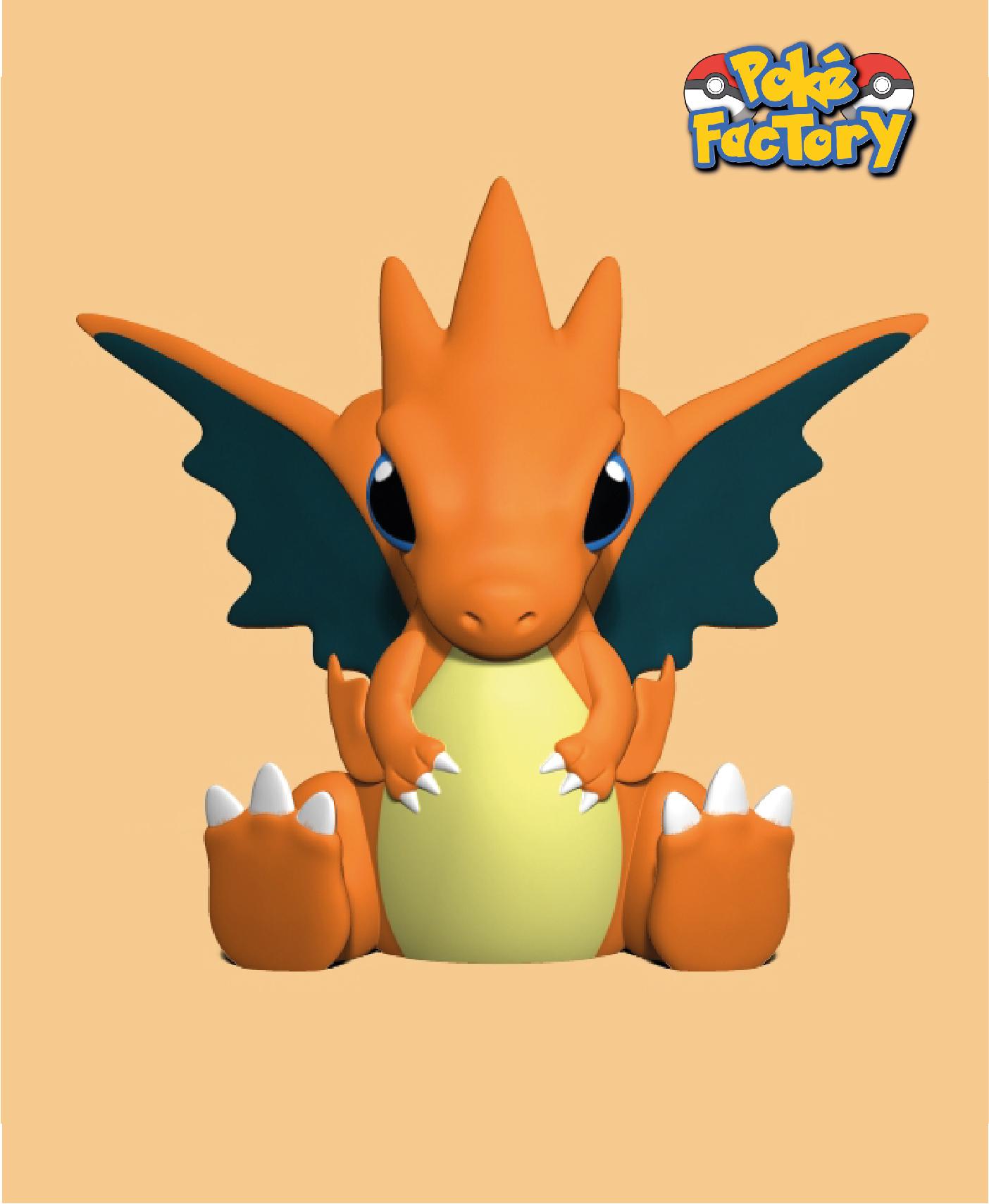 CHARIZARD Y CHIBI 3d model