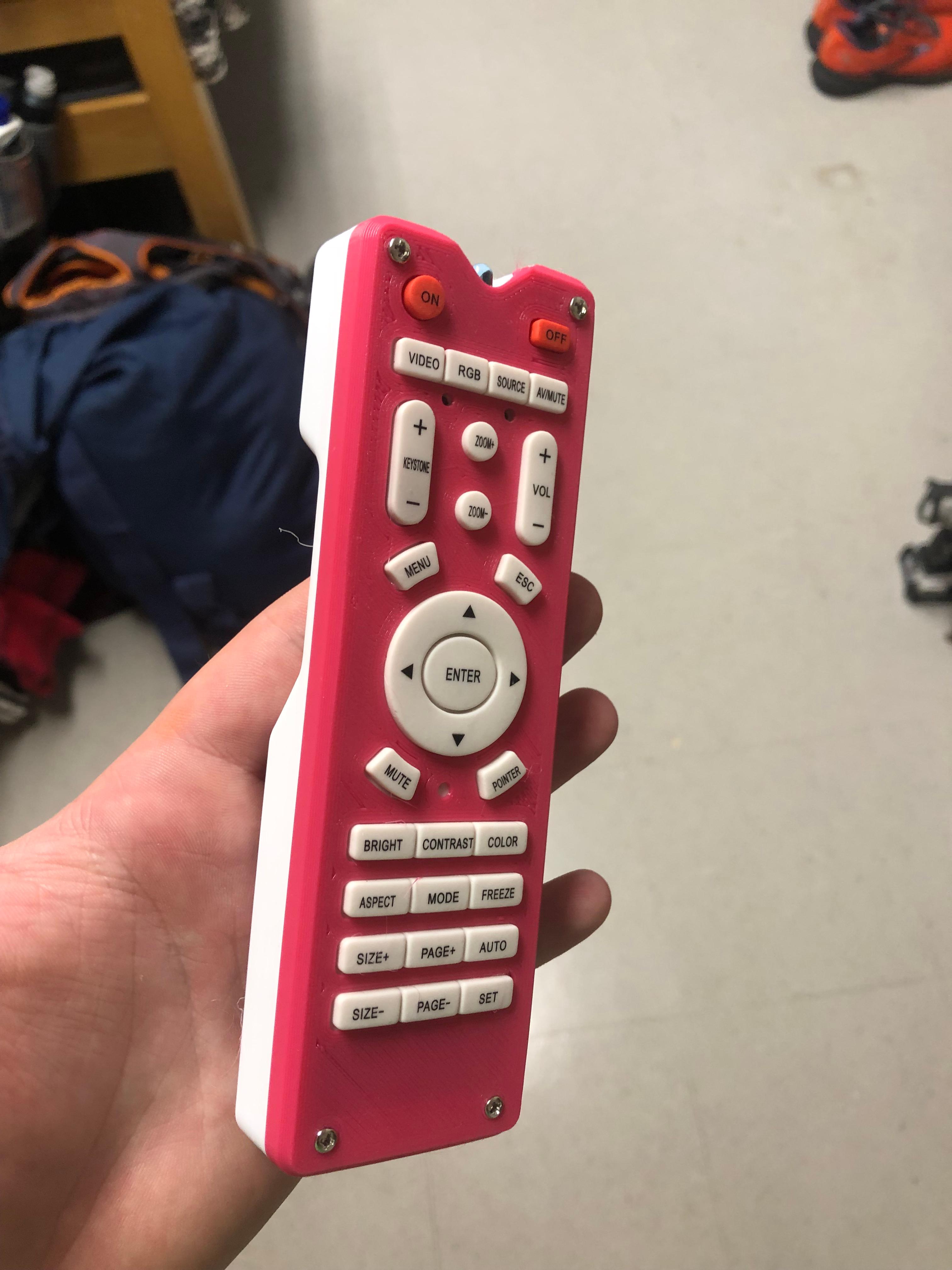 Universal remote upgrade 3d model