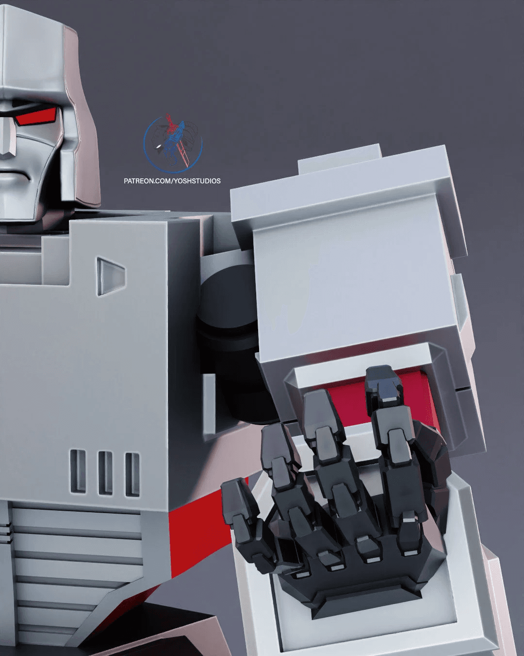 G1 Megatron Statue 3d Print File STL 3d model