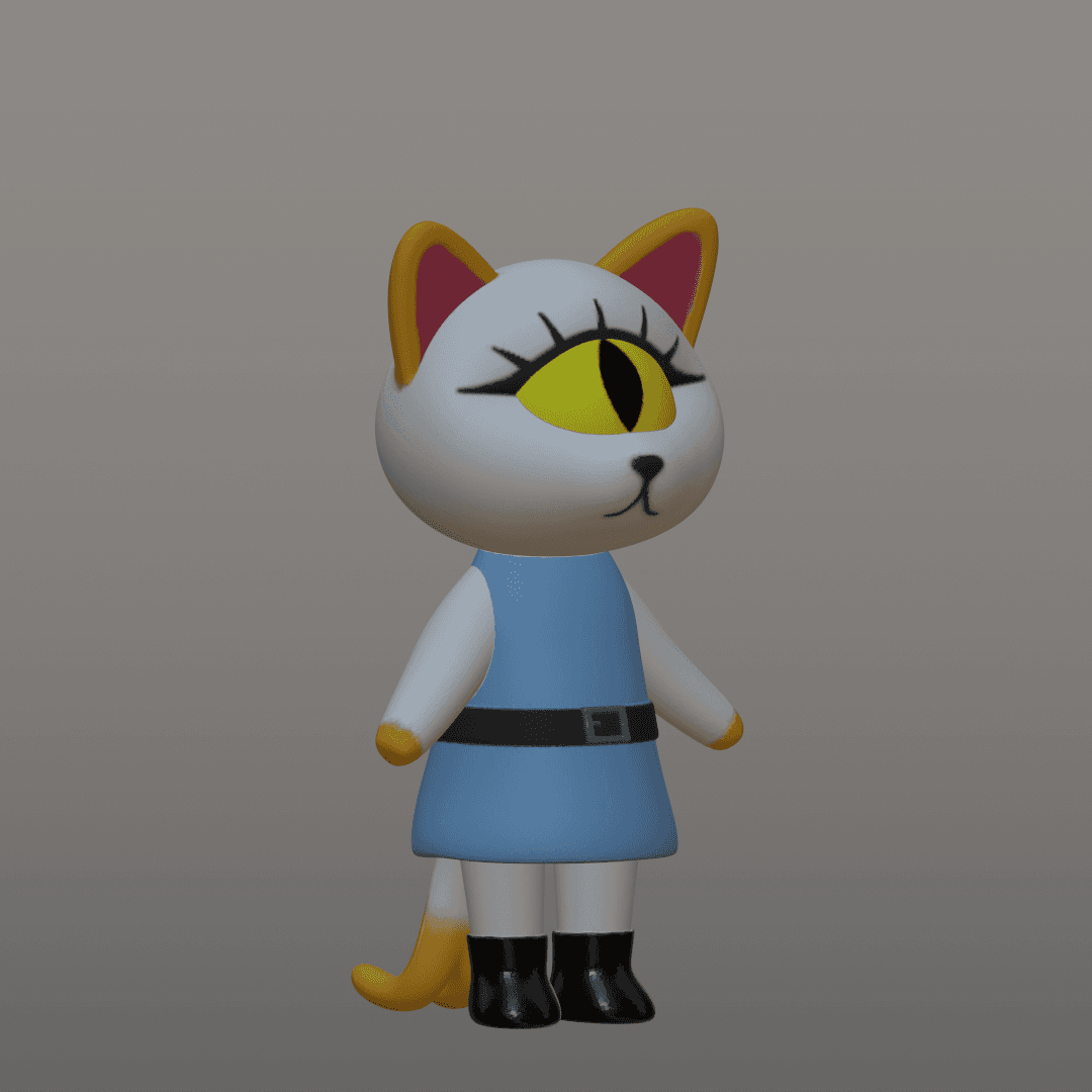 Cy The Cyclops Kitty 3d model