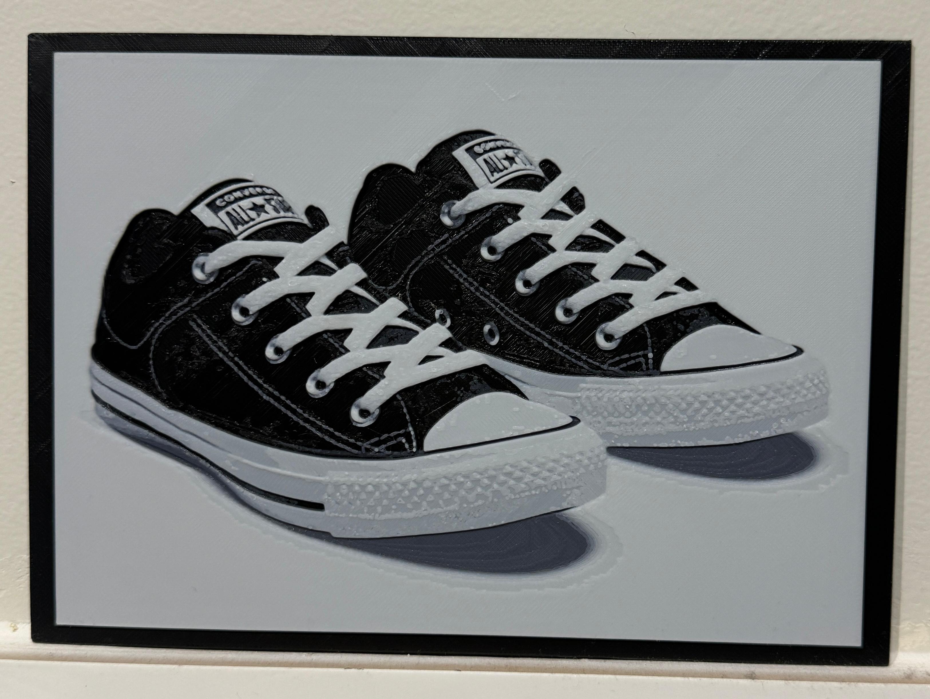 Converse All Stars - Hueforge Print 3d model