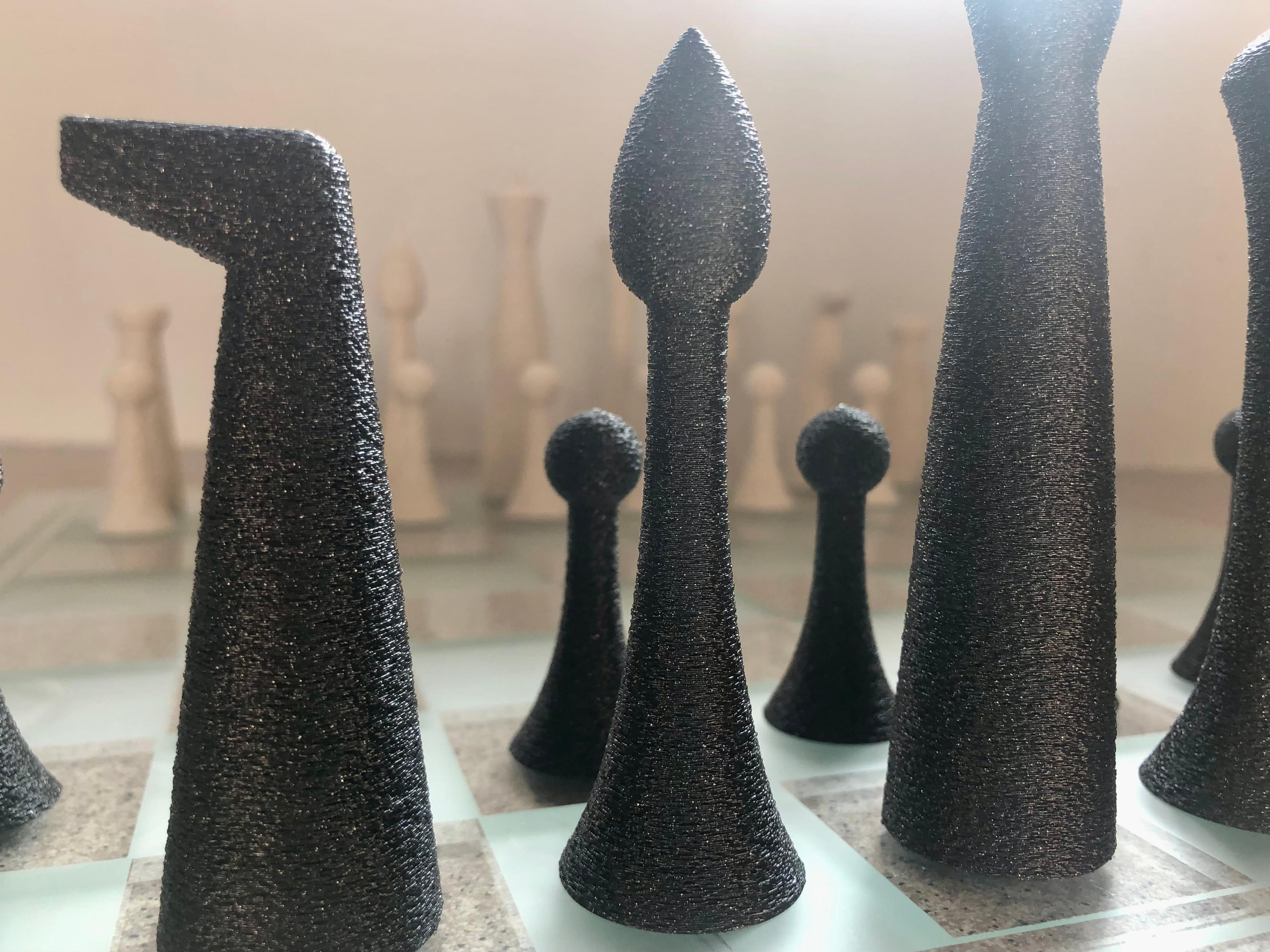 Herman Ohme's Chess Set 3d model