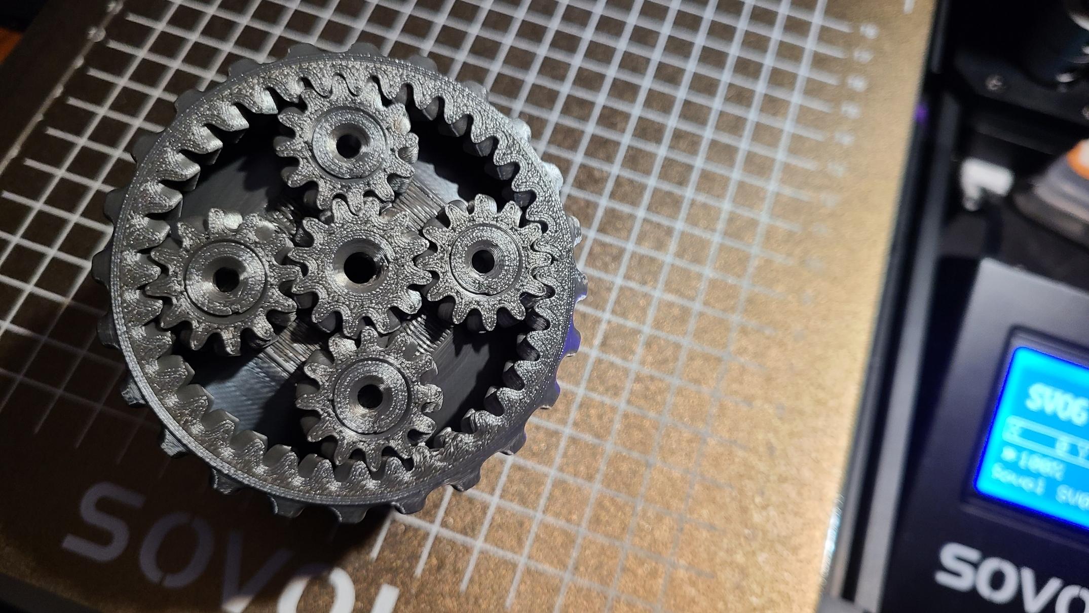 The Impossible Planetary Gear Fidget - Da Gears - 3d model