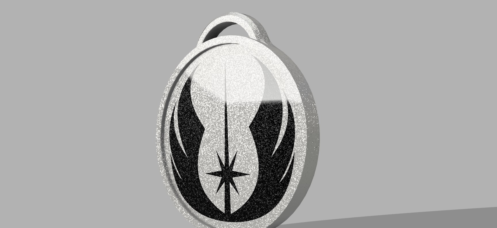 JEDI KEYCHAIN AND ORNAMENT  3d model