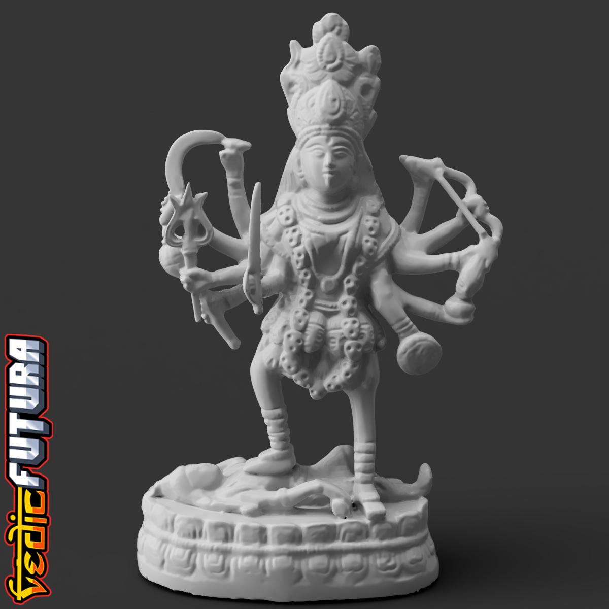 Maha Kali - Goddess of Time, Death and Doomsday 3d model