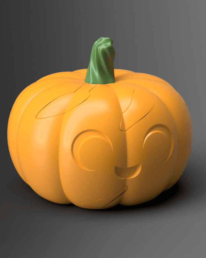 Spiral Pumpkin Puzzle 3d model