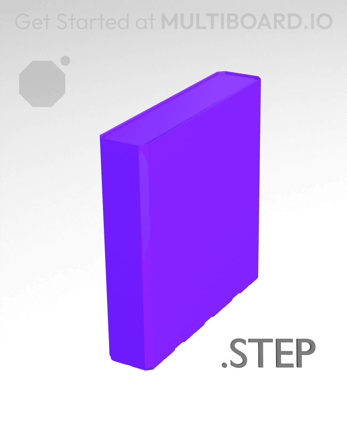 1x4x4 - Multibin Insert - STEP Remixing File 3d model