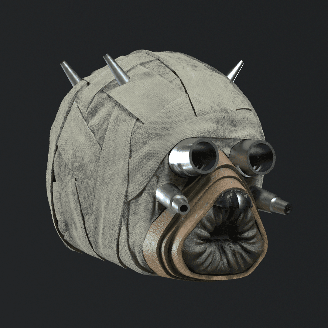 Tusken Raider Helmet 3d model