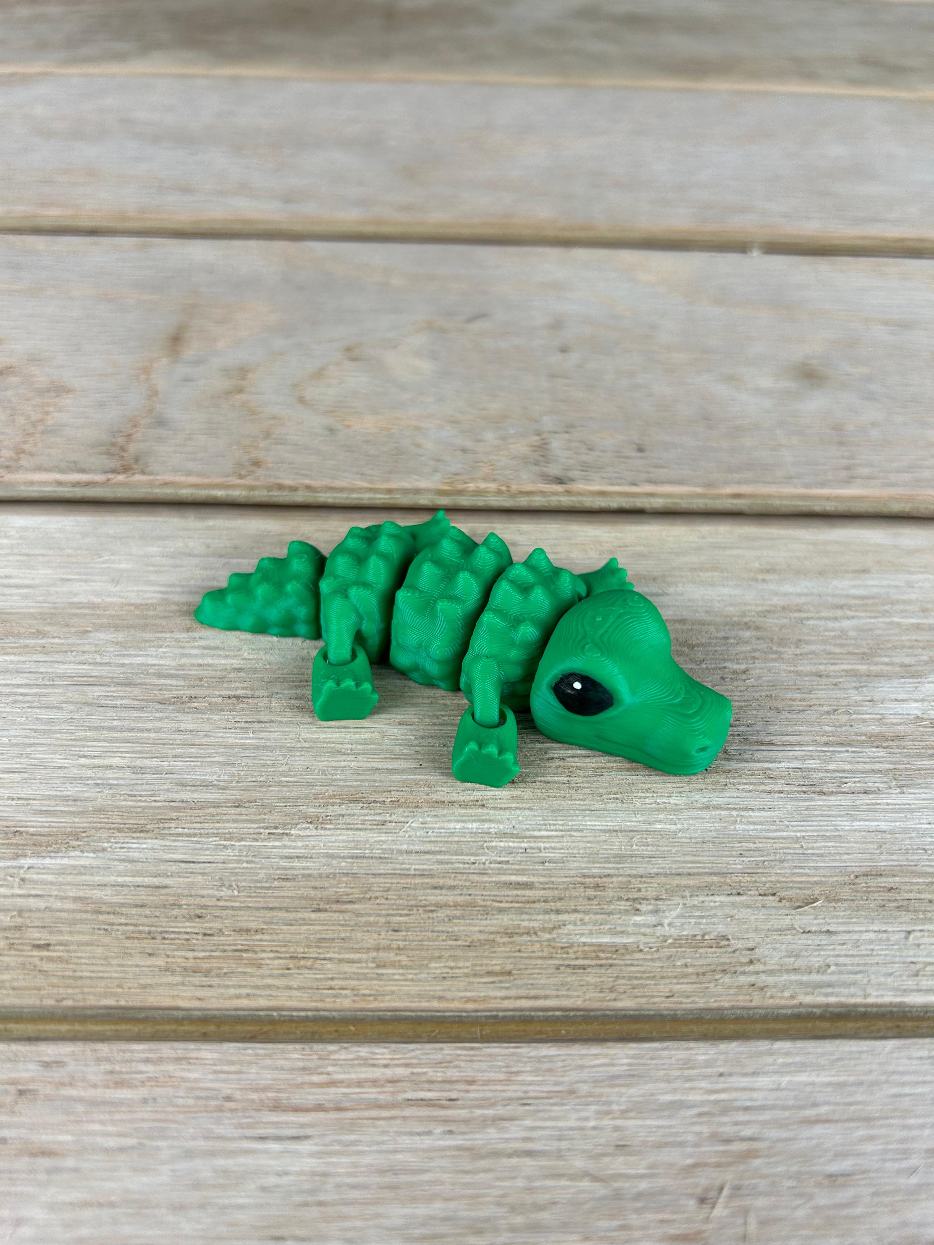 Gator Fidget with Movable Legs 3d model