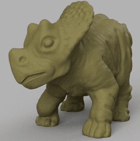 dinosaur ring head 3d model