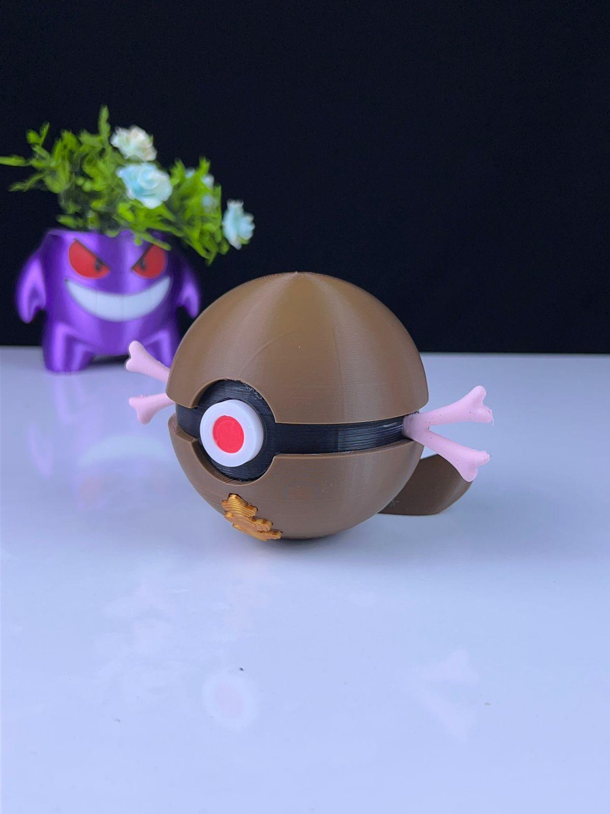 Paldean Wooper Pokeball - Multipart 3d model