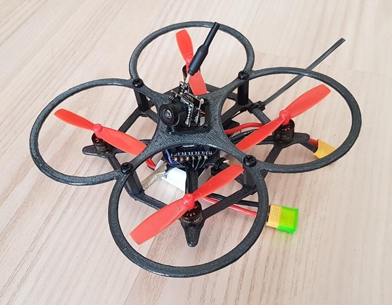 MicroDrone 2s 3D printed Frame 3d model