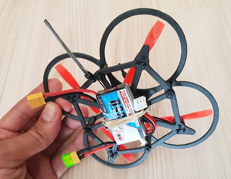 MicroDrone 2s 3D printed Frame 3d model