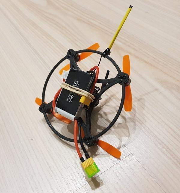 MicroDrone 2s 3D printed Frame 3d model