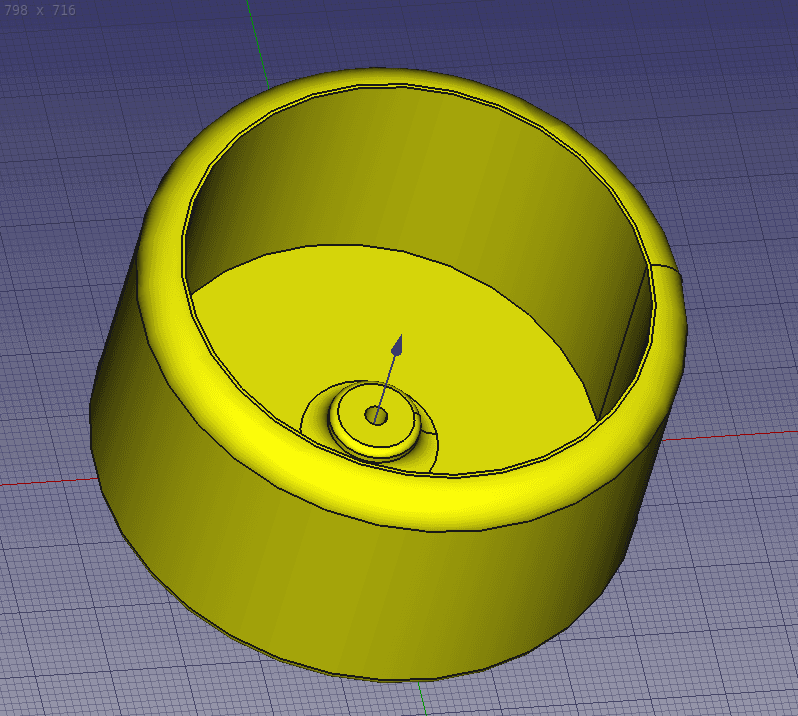 Co2 Rocket base 3d model